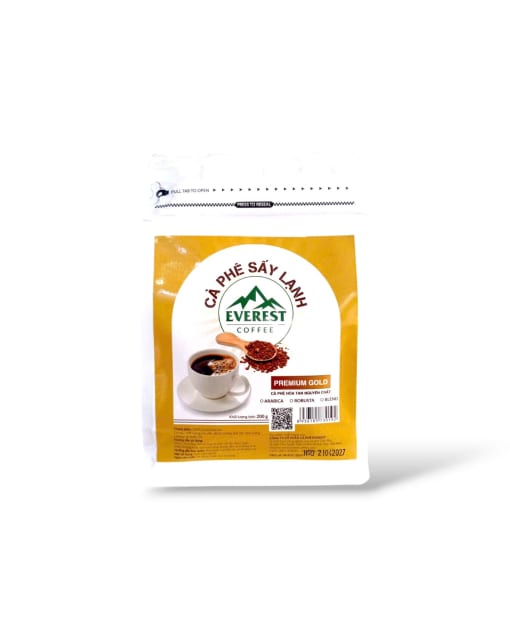 cà phê sấy lạnh túi 200g