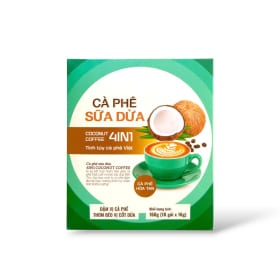 cà phê sữa dừa hộp 10